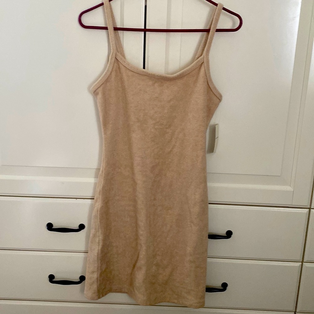 Abercrombie & Fitch Beige/Tan Swim Coverup Tank Dress